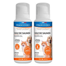 FRANCODEX 法典 鮭魚油 200ml，適用於犬/貓，皮毛護理, Skin/Coat, 2瓶