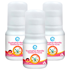 Kalso 科德司 寵物色胺酸甘菊錠, 毛孩情緒穩定配方 出遊好放心, 30顆, 3瓶, Calming