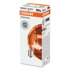 OSRAM 歐司朗 24V專用 原廠高級信號車用燈泡 10入, R5W, 1個