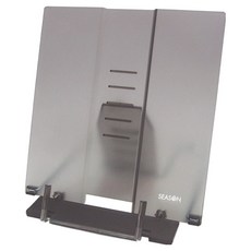 SEASON Paper&Gift 四季紙品禮品 塑膠看書架, 霧面半透明質感, 輕盈堅固好閱讀, 霧黑色, 22.8 x 21.5 cm