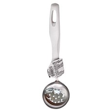 KAI 貝印 House 不鏽鋼帶孔短杓 de-5816, 1支, 白色