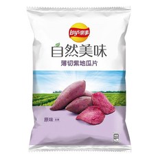 Lay's 樂事 自然美味薄切紫地瓜片 原味, 79g, 1個