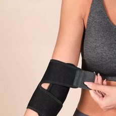 유니트리 팔꿈치 보호대, 1개, 블랙