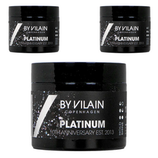 By Vilain 鉑金髮蠟 Platinum 10週年紀念版 65ml 強力定型 自然光澤, 3罐