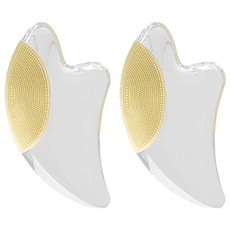 맥스클리닉 크리스탈 클렌징 괄사 브러시, 베이지 M35235, 2개