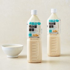 맑은물에 특등급 국산콩 콩물, 1L, 2개