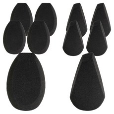 피카소 메이크업 스펀지 몬스터, 블랙, 10개