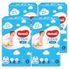 HUGGIES 好奇 雲柔乾爽好動褲 褲型尿布 紙尿褲 9~14kg, L, 176片