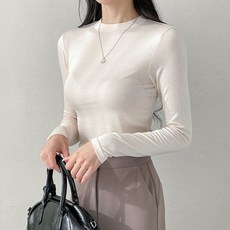 todayandlook 女性日常修身彈性長袖T恤