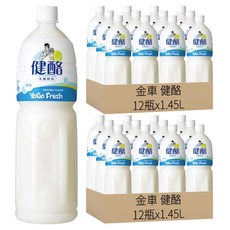 金車 健酪 乳酸飲料 原味, 1.45L, 24瓶