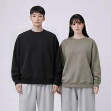 Man in Mode 男女通用極簡半寬鬆版型大學T 2件組 D0512