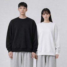 Man in Mode 男女通用極簡半寬鬆版型大學T 2件組 D0512