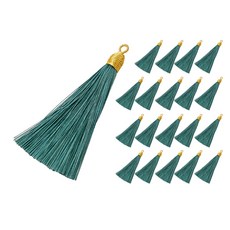 Indi-K 綠色金線流蘇, 綠色, 20個