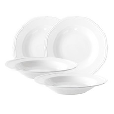 프렐류드 네오본 심플 라인 파스타볼, 화이트, 4개