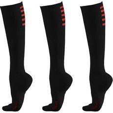 Pelle Tricot 全運動壓力襪, 黑色, 3個