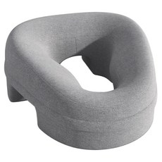 ANTIAN 多功能美容院按摩SPA趴枕/家用記憶棉推拿枕頭/按摩頭枕/趴趴午睡枕, 1個, 灰色