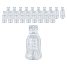 指甲水溶性夾, 20個, 半透明