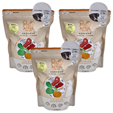 Puffy Paw 派特芙德 成齡犬 低溫慢烘健康糧 ,牛肉山藥佐鮮蔬,300g,3包
