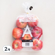 셀렉트팜 GAP 인증 A사과 중소과 7입, 1.5kg(중소과, 7입), 2개