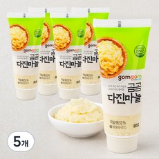 곰곰 국산 다진마늘 튜브타입, 80g, 5개