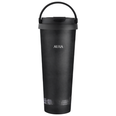 AURA 艾樂 台灣公司貨 小行星手提城市保溫杯 不鏽鋼內膽, 1個, 黑色, 700ml