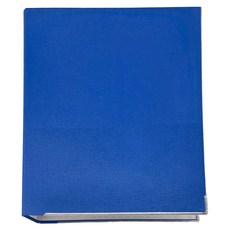 連勤牌文具 精裝拱型夾 + 鐵框 2孔 PP材質檔案夾, 藍色, 1個