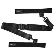 BOOMS FISHING RS4 釣竿腰帶攜帶綁帶, 黑色