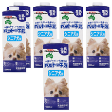 DoggyMan 多格漫 澳洲犬用牛奶 老犬用, 1L, 6瓶