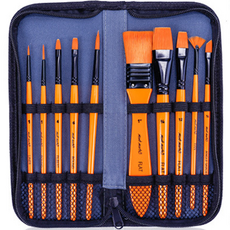 De Lancy 薩拉曼卡油畫筆刷組 黃色, 1套