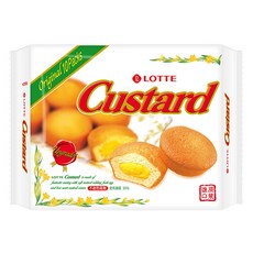 LOTTE 樂天 Custard 蛋黃派 10顆, 230g, 1盒