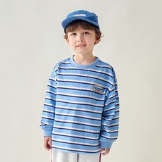 월튼키즈 아동용 와펜스트라이프 티셔츠