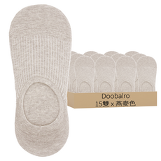 Doobalro 女款羅紋隱形襪 高級型 15雙