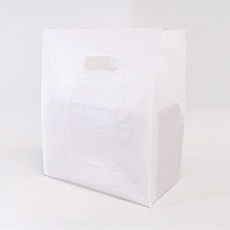 BEST PACK HD塑膠購物袋, 白色, 100個