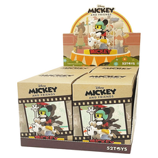 52TOYS 迪士尼米奇和朋友們 旋轉木馬系列 盲盒1中盒, 4個