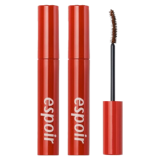 에스쁘아 워터프루프 XP 노머징 마스카라 9g, 딥브라운, 2개