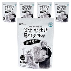 일일곡식 옛날 방앗간 미숫가루 블랙푸드, 600g, 5개