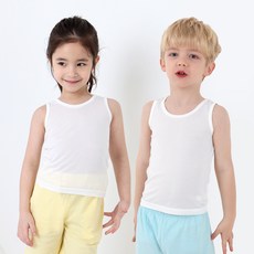 PremierFam 兒童緹花無螢光劑背心 3件組