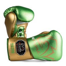 라이벌 복싱글러브 양손세트 RS100, 그린 + 골드, 1세트