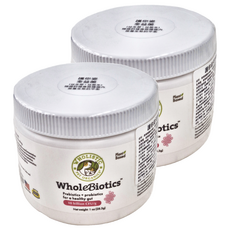 WHOLISTIC 護你姿 全益菌 全齡犬貓用, 益生菌+益菌生, 100億CFU/g, 28.3g, 天然有機寵物保健品, 腸道健康/乳酸菌, 2罐