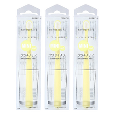 超柔密絨感萬根毛兒童牙刷 (3~14歲) 粉黃色 呵護牙齦, 1入, 3支