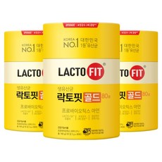 Chong Kun Dang 鍾根堂 LACTO-FIT Gold益生菌粉隨身包, 160g, 3罐