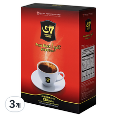 G7 퓨어블랙 라이트 커피, 900mg, 230개입, 3개