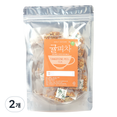 티리얼 삼각티백 귤피차, 2g, 25개입, 2개, 2g