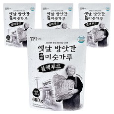 일일곡식 옛날 방앗간 미숫가루 블랙푸드, 600g, 4개