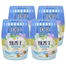 EMO 飄香王芳香消臭液 4入 晨露清香 有效去除異味 持久清新, 300ml, 4個