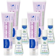 무스텔라 비타민 배리어 크림 123 100ml + 노-린스 클렌징 워터 50ml 세트, 4세트