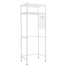 dayneeds 日需百備 輕型廚房冰箱架(鐵力士架/收納層架/展示架/層架/鐵架) 含PP板 + 掛勾 1個, 白色