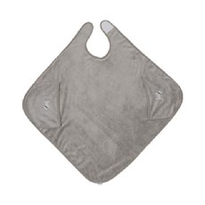 MH 家居 查理寵物吸水毛巾 浴袍款 68x68cm, 灰色, 1條