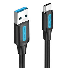 VEnTIOn 威迅 COW系列 USB-C to Mini USB 傳輸充電線 30g, 1m, 黑色, 1條