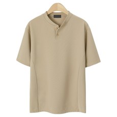 M.N.C 男款 Roy 亨利領短袖T恤 MDST487CM